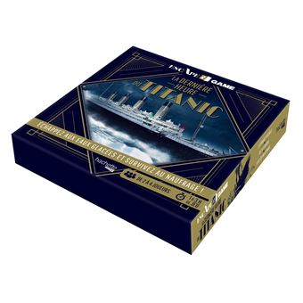 Escape game La dernière heure du Titanic Échappez aux eaux glacées et  survivez au naufrage ! - Nicolas Lozzi - Achat Livre | fnac