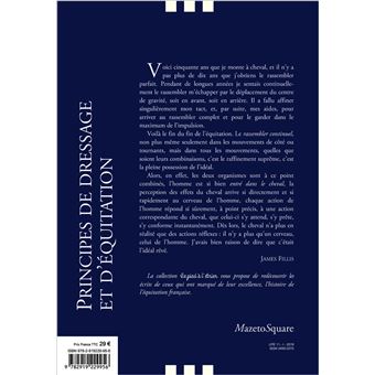 Principes de dressage et d'équitation