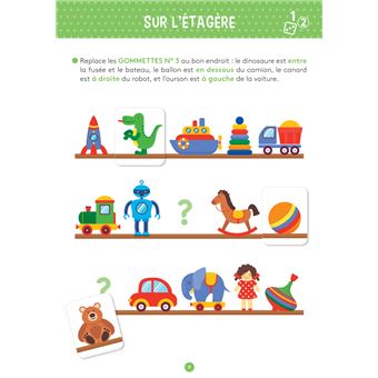 Mon cahier d'activités avec des gommettes Maths 5-6 ans