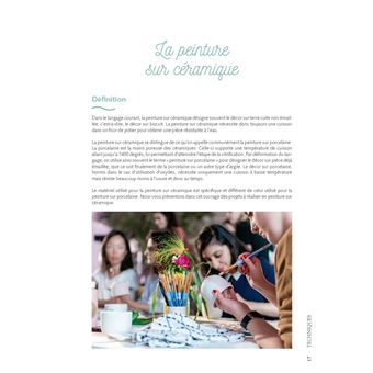 Peinture sur Céramique - 20 projets en pas-à-pas pour un lâcher prise créatif