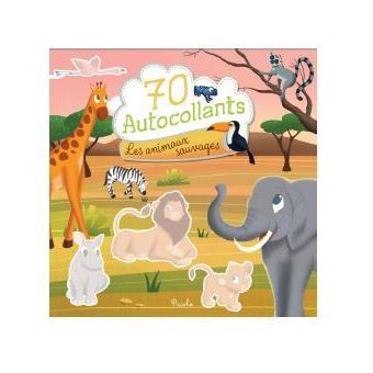 Les animaux sauvages - 70 Autocollants