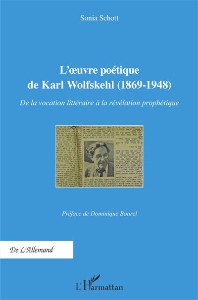 L'Œuvre poétique de Karl Wolfskehl, 1869-1948