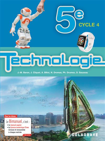 Bimanuel Technologie 5e (2017) - Manuel élève