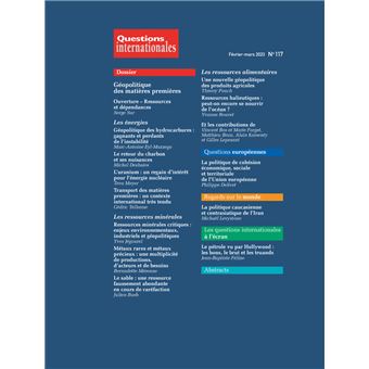 Géopolitique des matières premières