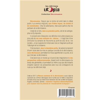 La décroissance et ses déclinaisons