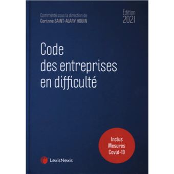 Code des entreprises en difficulté 2021