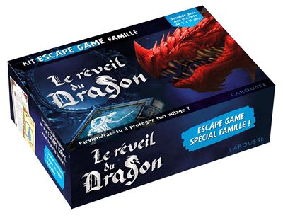 Kit escape game famille Le réveil du dragon