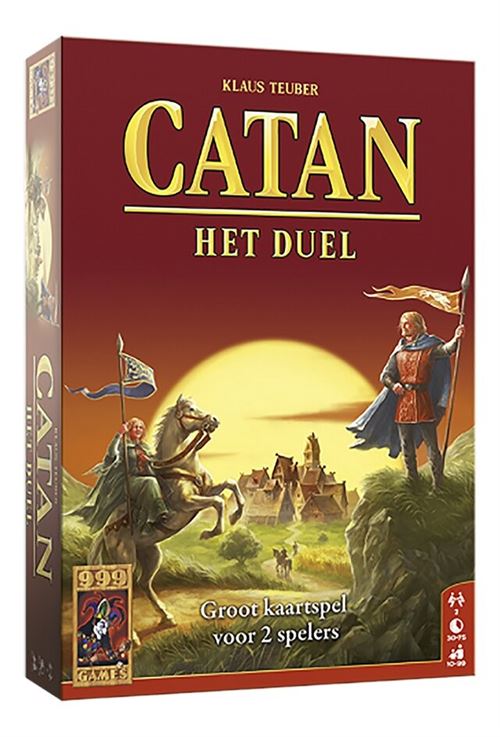 Jeux De Société Catan : Het Duel 999 Games Version Néerlandais