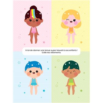 Kawaii livre d'autocollants
