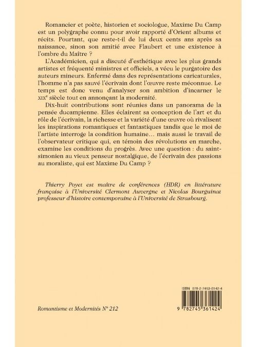 Maxime Du Camp deux cents ans après Une incarnation du