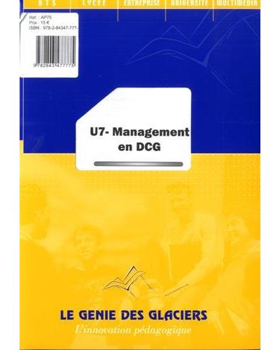 Management, unité d'enseignement 7 du DCG