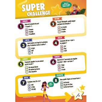 Les incollables Super-Quiz Vacances - CE2 au CM1