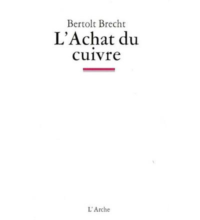 L'achat du cuivre