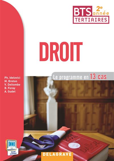 Droit, BTS tertiaires 2ème année