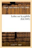 Lettre sur la syphilis