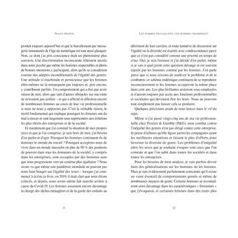 Les femmes travaillent, les hommes triomphent