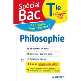 Spécial Bac - Fiches Philosophie Terminale - Dernier Livre De Patrice ...