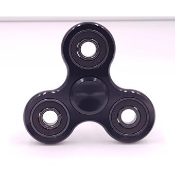 Fidget Hand Spinner Spinmax Ultra Noir métal jusqu'à 6 mn de rotation - Jeu  d'adresse