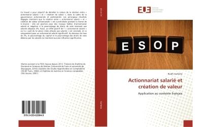 Actionnariat salarie et creation de valeur