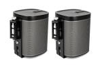 Support Mural Flexson Swivel pour Sonos Play:1 Noir (Paire)