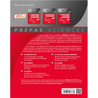 Mathématiques appliquées - Informatique - prépas ECG 2e année - Programme 2022