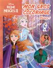 Disney La Reine des Neiges 2 - Mon gros coloriage + stickers ! (Elsa et Anna fond forêt)