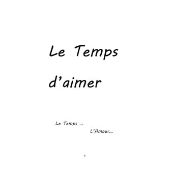 Le Temps d'aimer