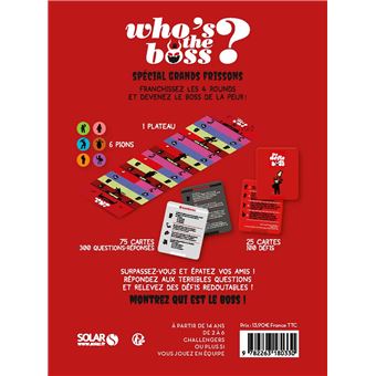 Who's the boss - quiz spécial grands frissons.