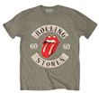 T-Shirt Unisex The Rolling Stones Tongue And 60 Gris