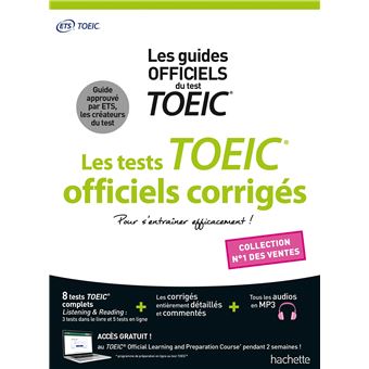 Toeic Les Tests Officiels Corriges Conforme Au Nouveau Test Toeic Livre Cd Ets Achat Livre Fnac