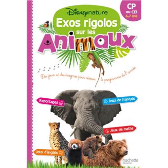 Disney Nature - Exos rigolos sur les animaux - CP