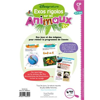 Disney Nature - Exos rigolos sur les animaux - CP