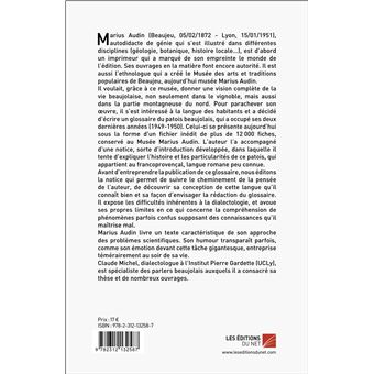 Notice sur le patois beaujolais