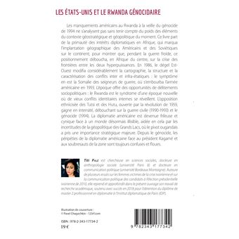 Les Etats-Unis et le Rwanda génocidaire