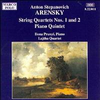 Quatuors à cordes N°1 et N°2 - Quintette avec piano / op.61