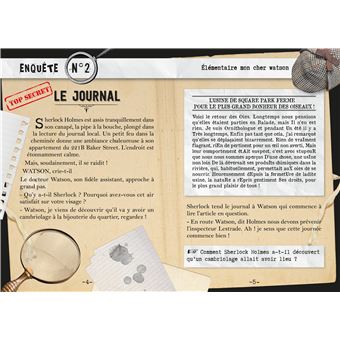 Elémentaire, mon cher ! Eluciderez-vous ces 50 enquêtes ?