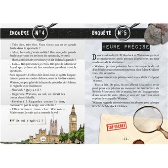 Elémentaire, mon cher ! Eluciderez-vous ces 50 enquêtes ?