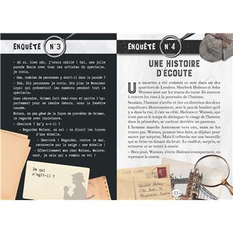 Elémentaire, mon cher ! Eluciderez-vous ces 50 enquêtes ?