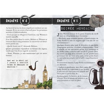 Elémentaire, mon cher ! Eluciderez-vous ces 50 enquêtes ?