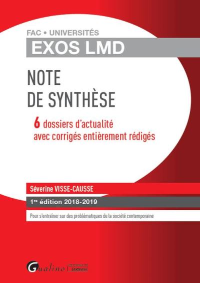Exos lmd - note de synthese