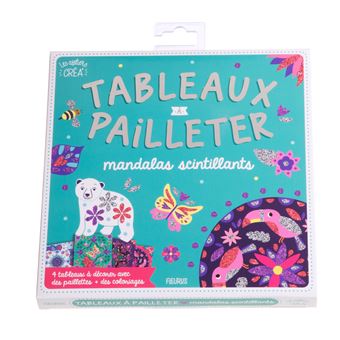 Tableaux à pailleter - Mandalas scintillants