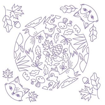 Tableaux à pailleter - Mandalas scintillants