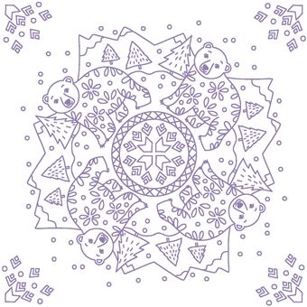 Tableaux à pailleter - Mandalas scintillants