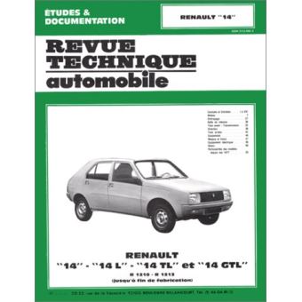 Revue technique automobile 368.4 Renault 14 L - TL et GTL (1976/1983)