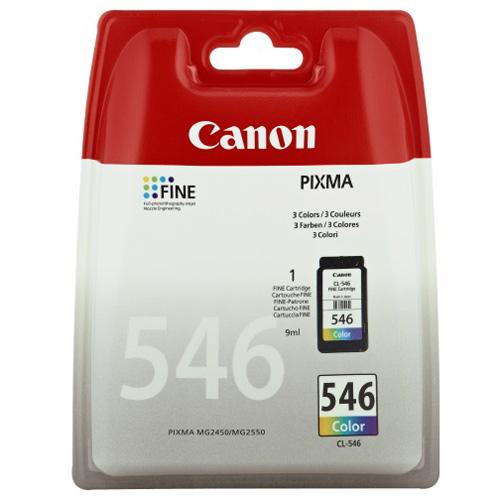 Cartouche d'encre Canon Pixma CL-546 Cyan, Magenta, Jaune