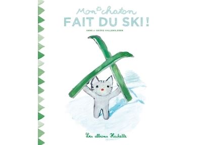Mon chaton fait du ski !