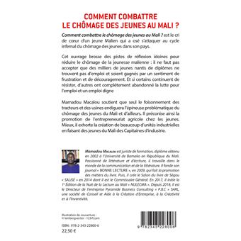 Comment combattre le chômage des jeunes au Mali