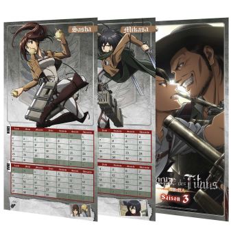 L'Attaque des Titans calendrier 2020