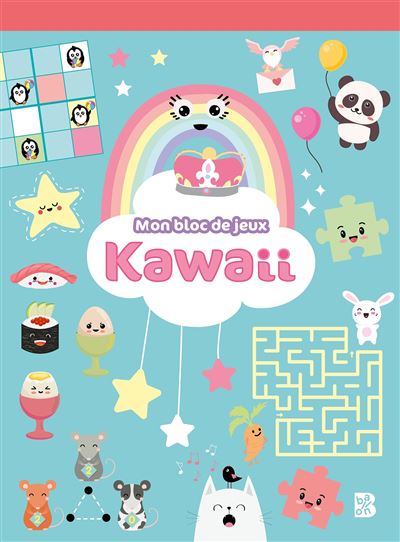 Kawaii bloc de jeux -  Collectif - broché