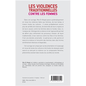 Les violences traditionnelles contre les femmes